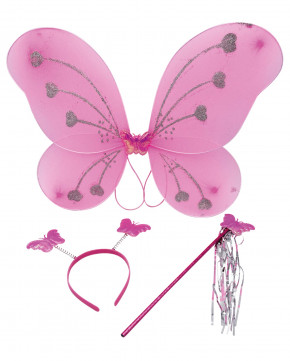 Ailes de papillon +baguette +serre-tête