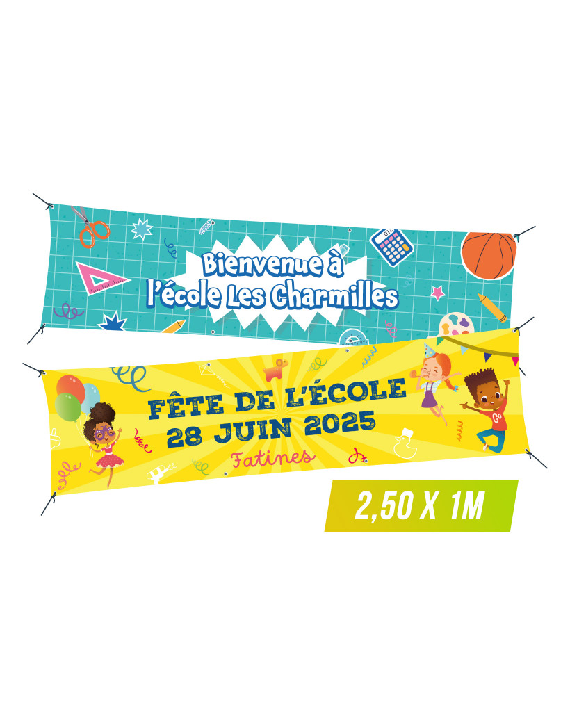 Banderole 2,5 m en 510 g 0