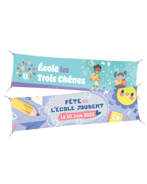 Banderole 3 m extérieure micro-perforée 0