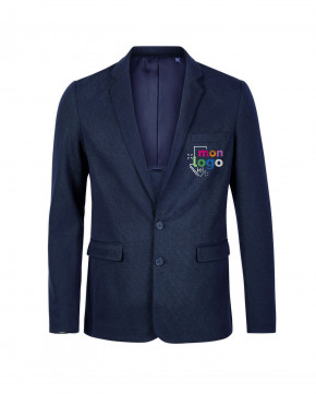 Blazer impression multicolore