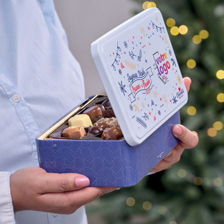 Boîte d'assortiment 200 g personnalisée