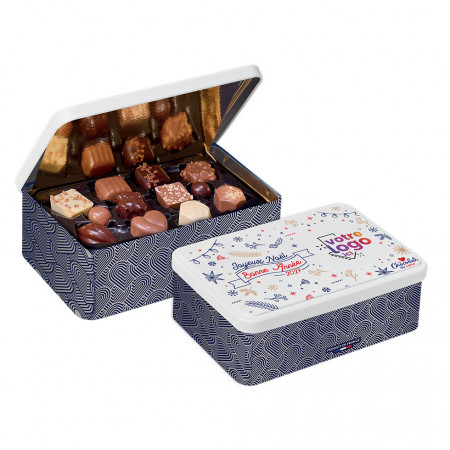Boîte d'assortiment 200 g personnalisée