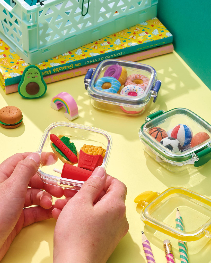 Boîtes de 4 mini-gommes 1