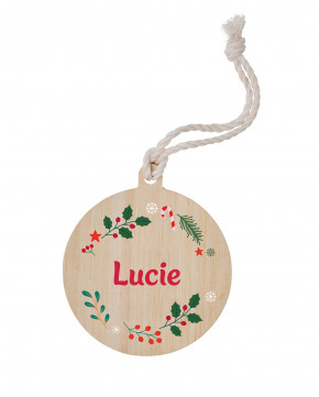 Boule de Noël impression multicolore 0