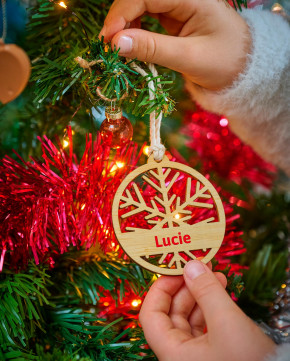 Boules de Noël ajourée marquage quadri 3