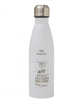 Bouteille Steel mate 50 cl nom/prénom