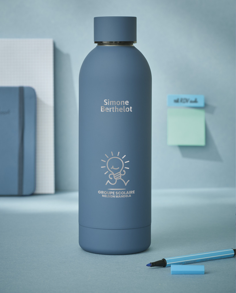 Bouteille rubber 50 cl gravée nom/prénom 1