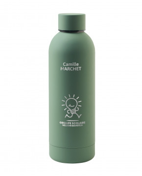 Bouteille rubber 50 cl gravée nom/prénom