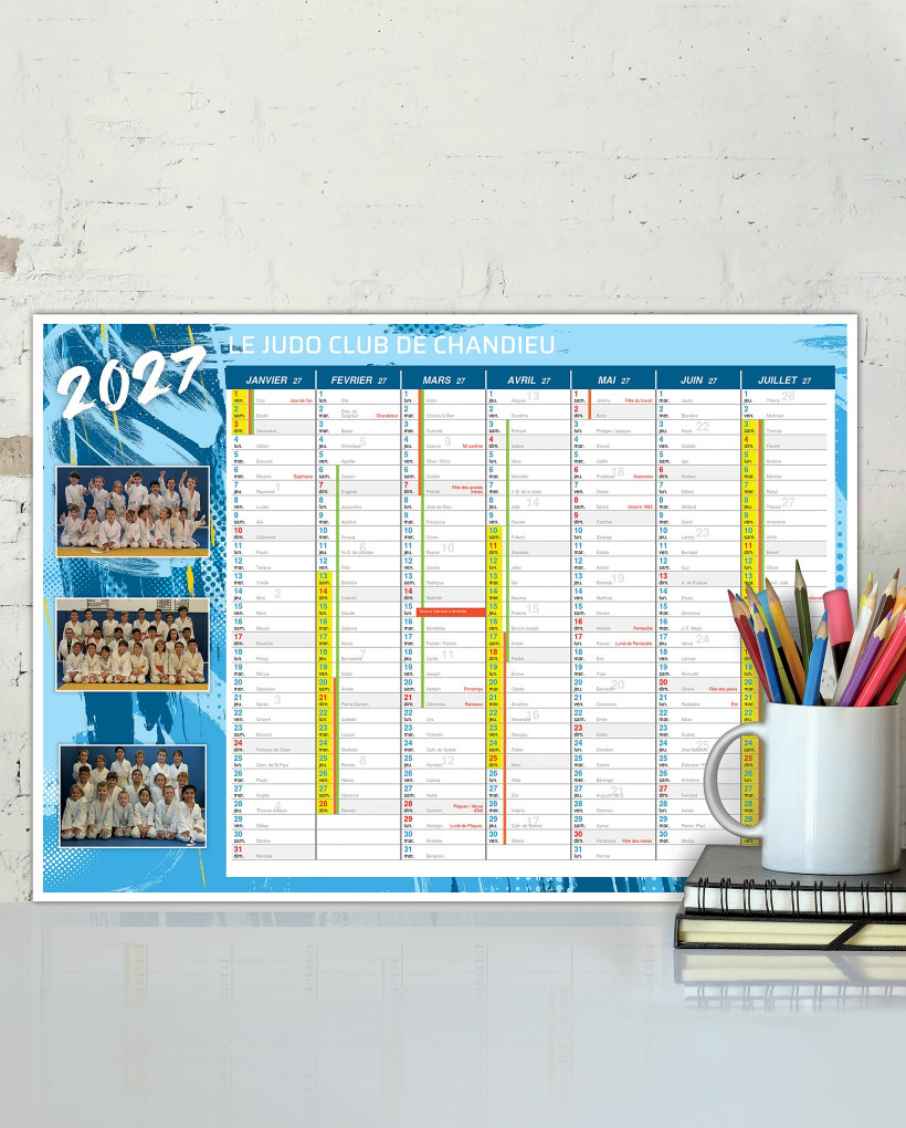 Calendrier agenda photos Sport 2027 0