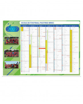 Calendrier agenda photos Sport 2027 1