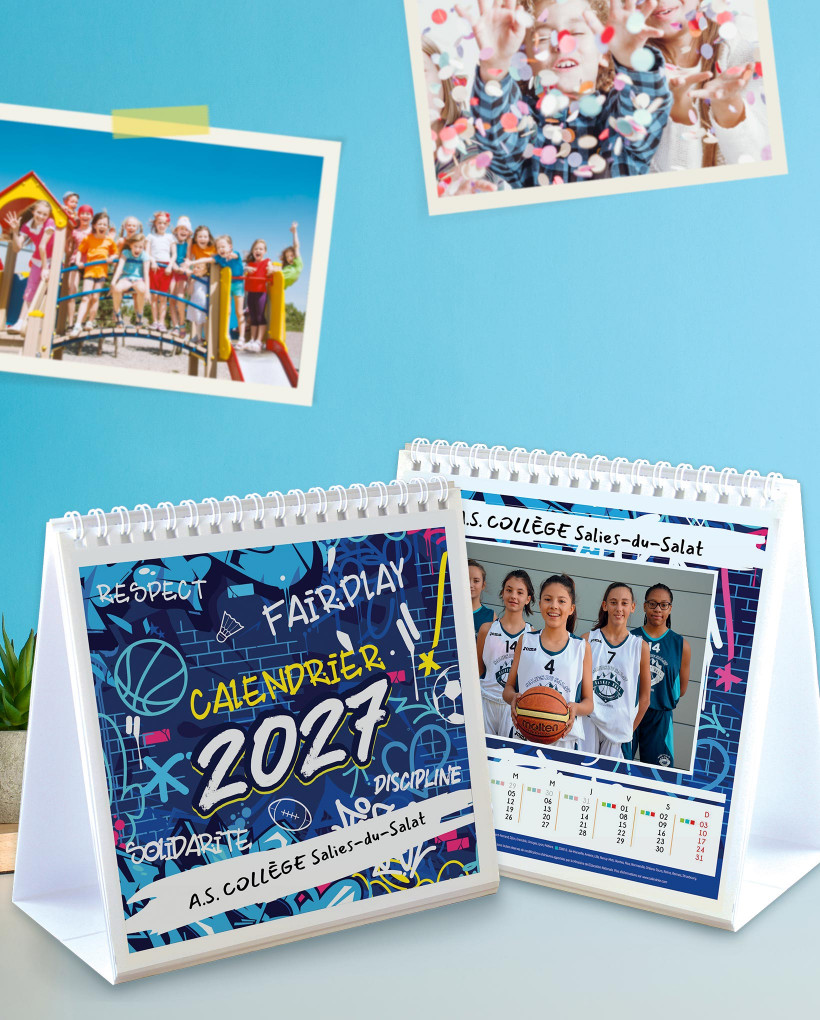 Calendrier Chevalet Photos Sport 2027 3