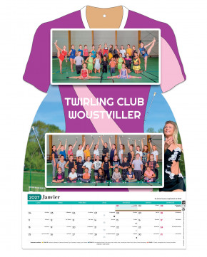 Calendrier maillot