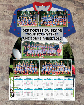 Calendrier maillot 2
