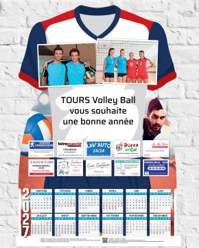 Calendrier maillot sponsor