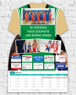 Calendrier maillot sponsors