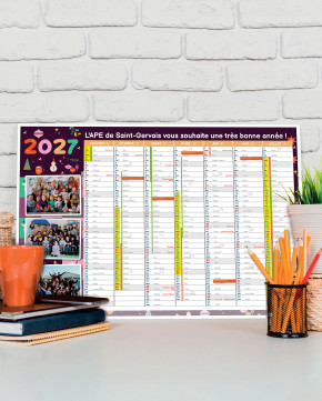 Calendrier photos agenda école 2027 5