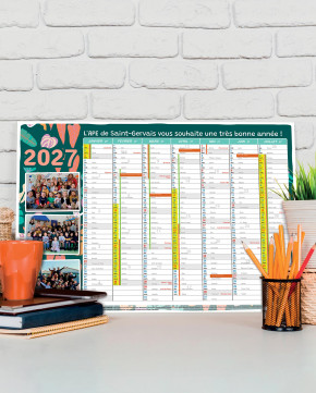 Calendrier photos agenda école 2027 4