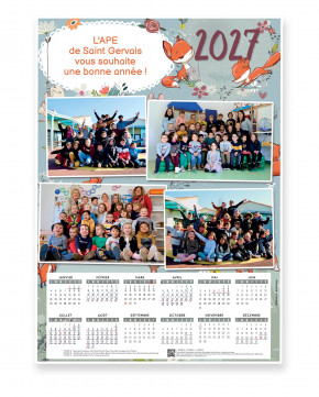 Calendrier photos école 3