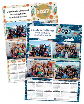 Calendrier photos école