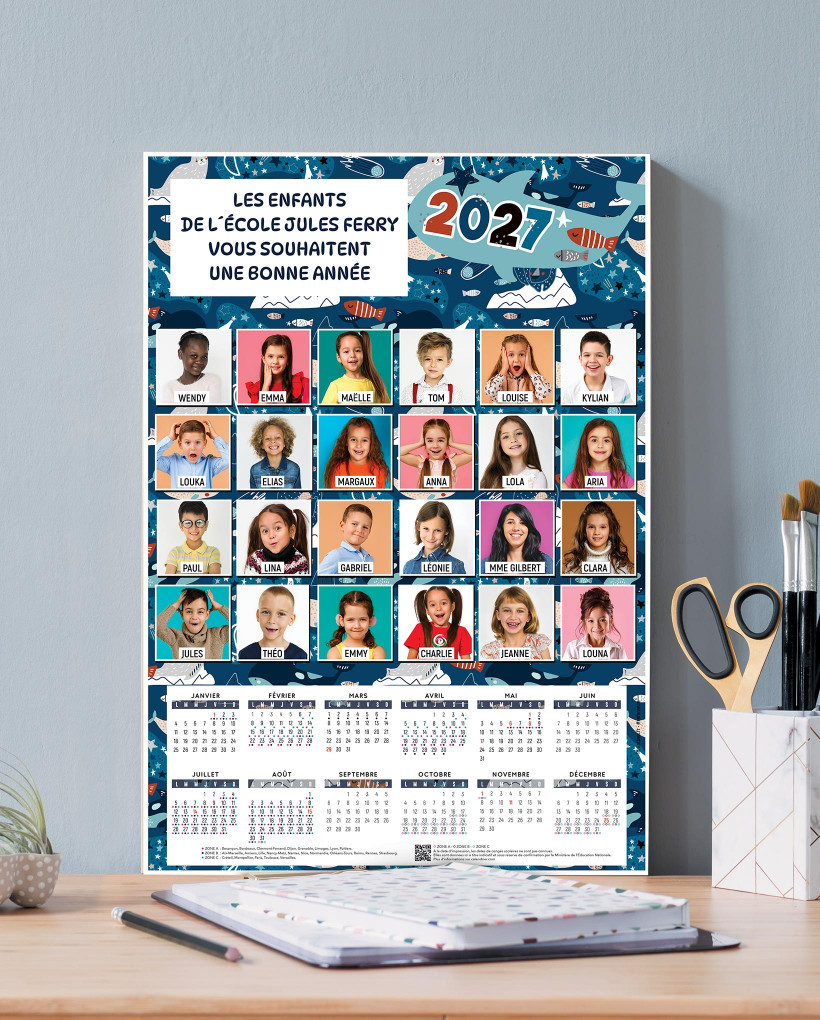 Calendrier photos école 1