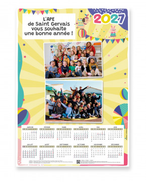 Calendrier photos école 2