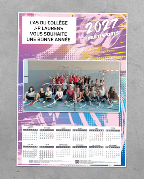 Calendrier photos sport