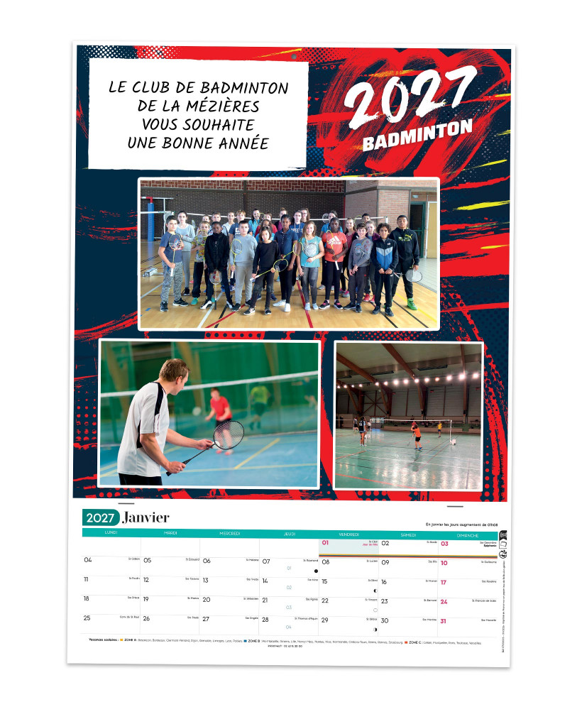 Calendrier photos sport 3