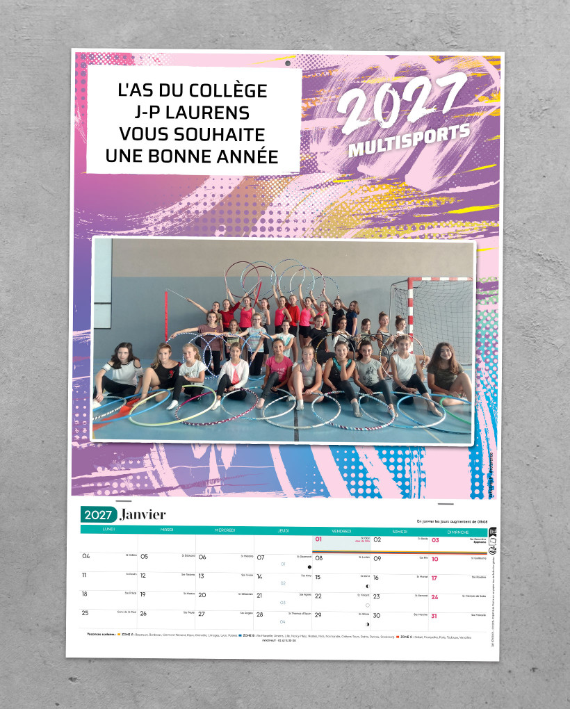 Calendrier photos sport 0