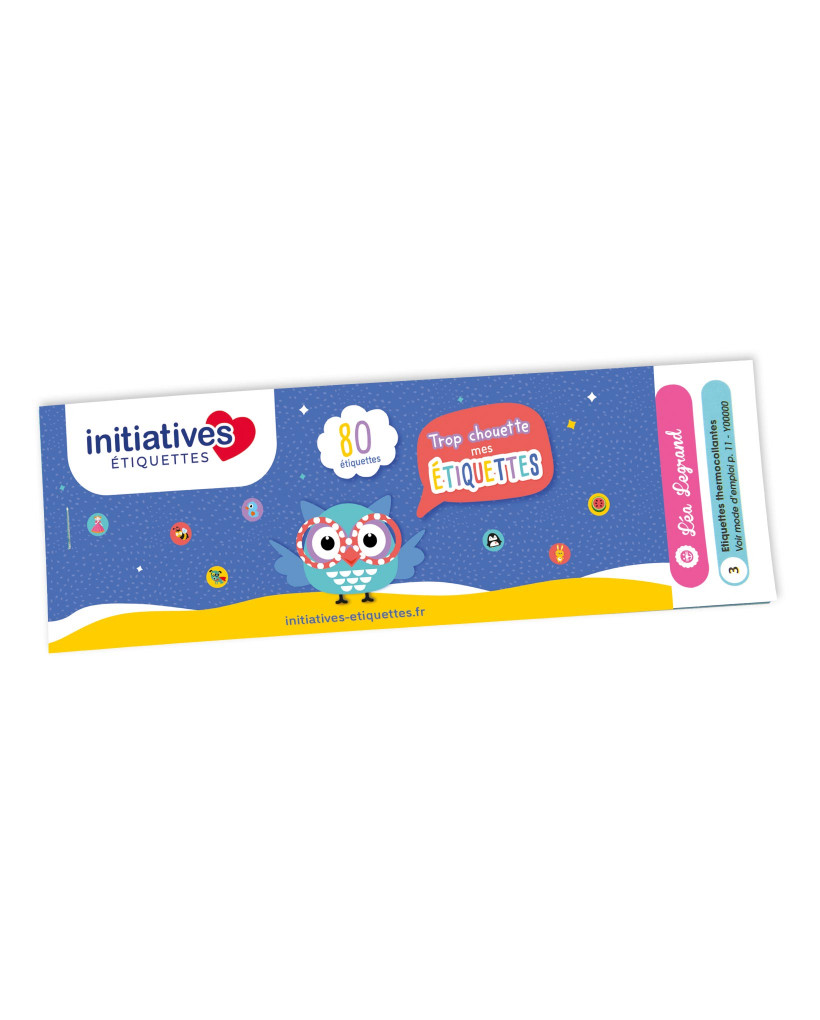 Carnet d'étiquettes personnalisées 5