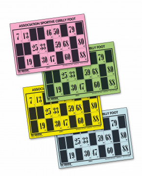 Cartes de loto personnalisées