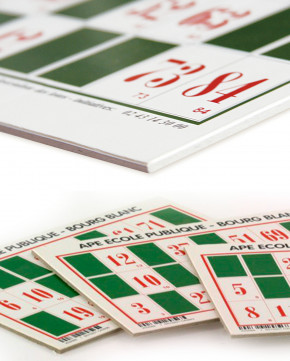 Cartons de loto personnalisés