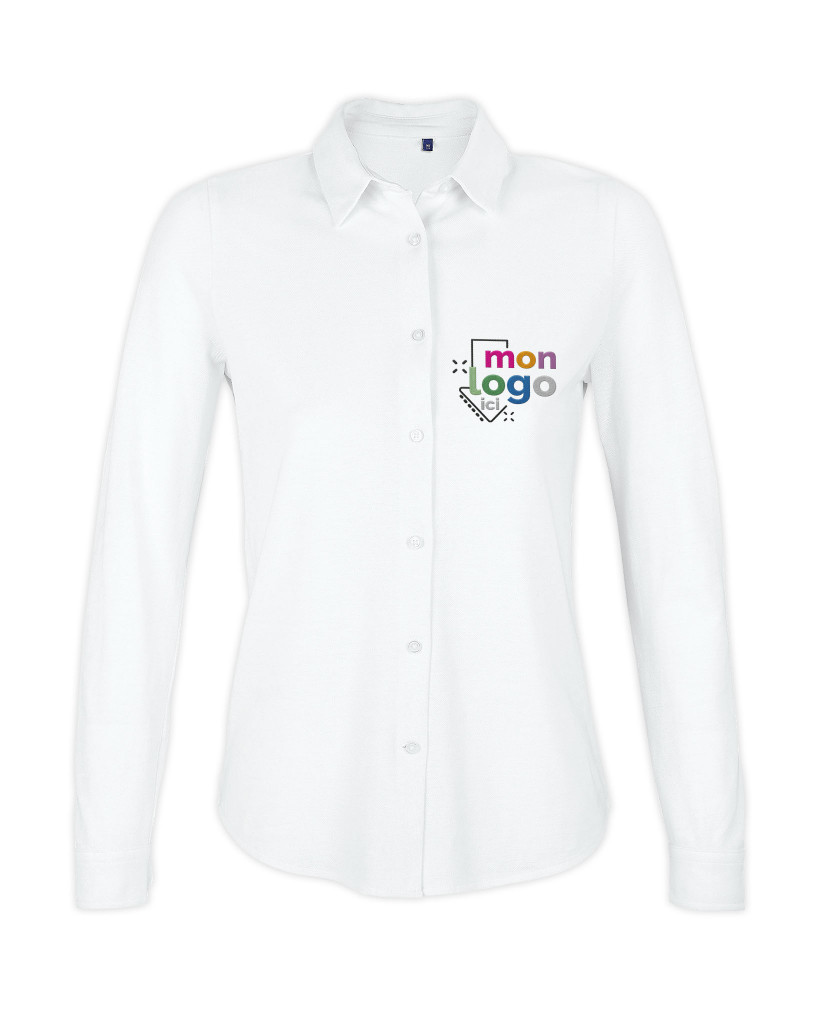Chemise manches longues broderie 0