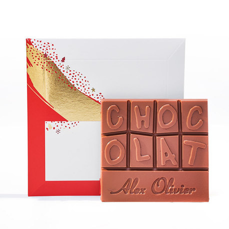 Choco'carte à personnaliser