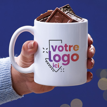 Choco mug droit personnalisé