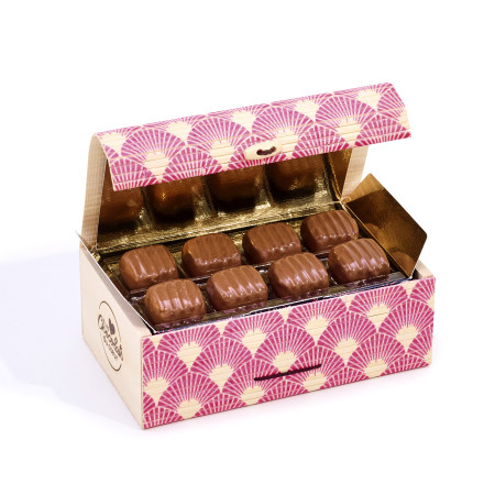 Coffret de pralinés feuilletés