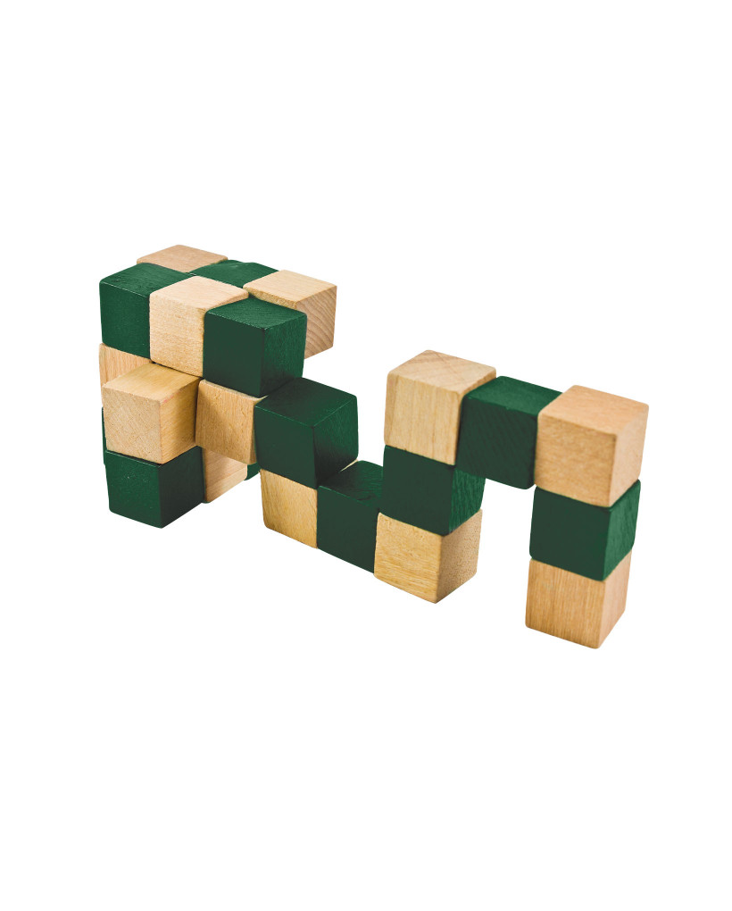 Jeu de cube en bois