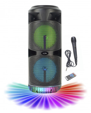 Enceinte karaoké lumineuse Bluetooth 600 W 59 cm