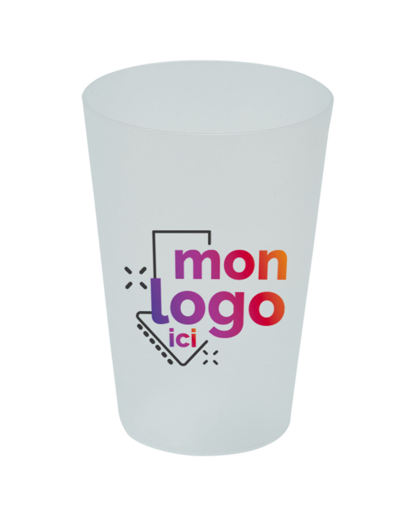 Gobelet 22 cl impression multicolore 1