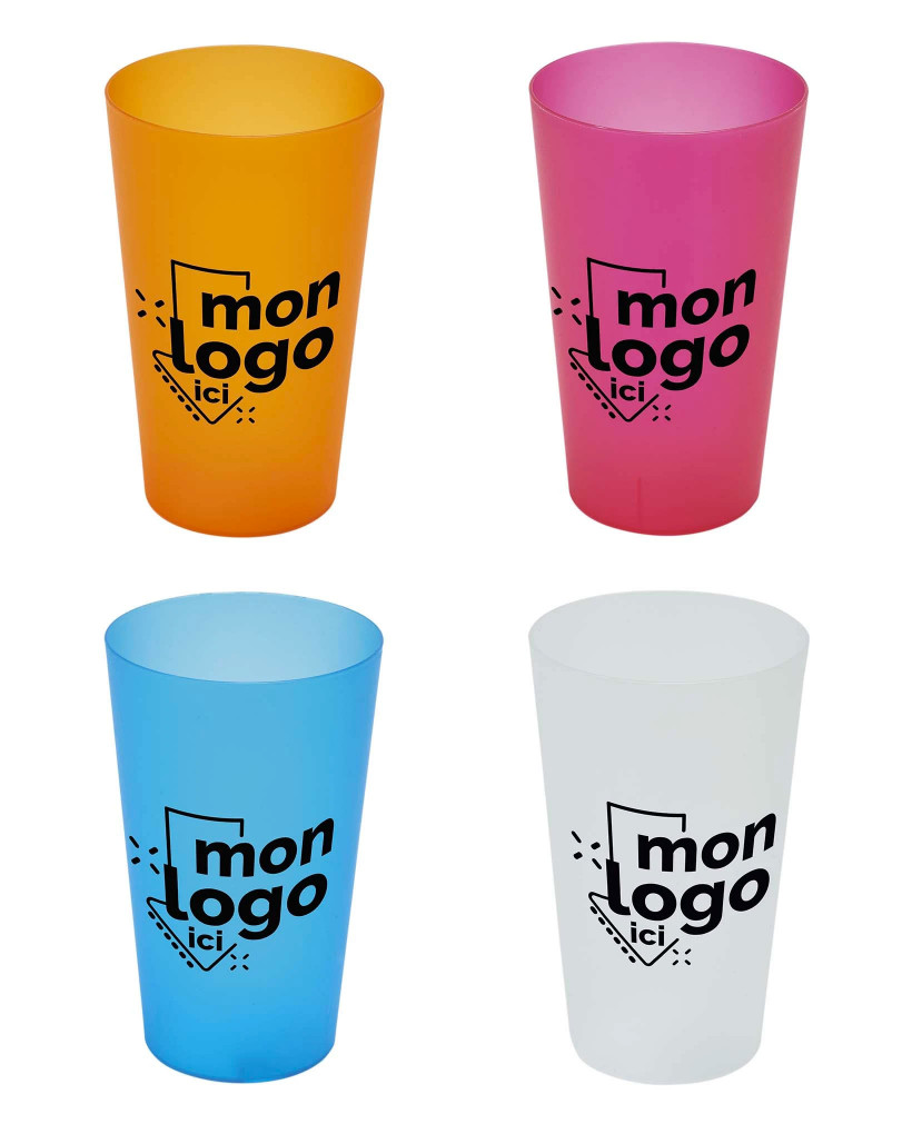 Gobelet 30cl couleur impression NOIR 2