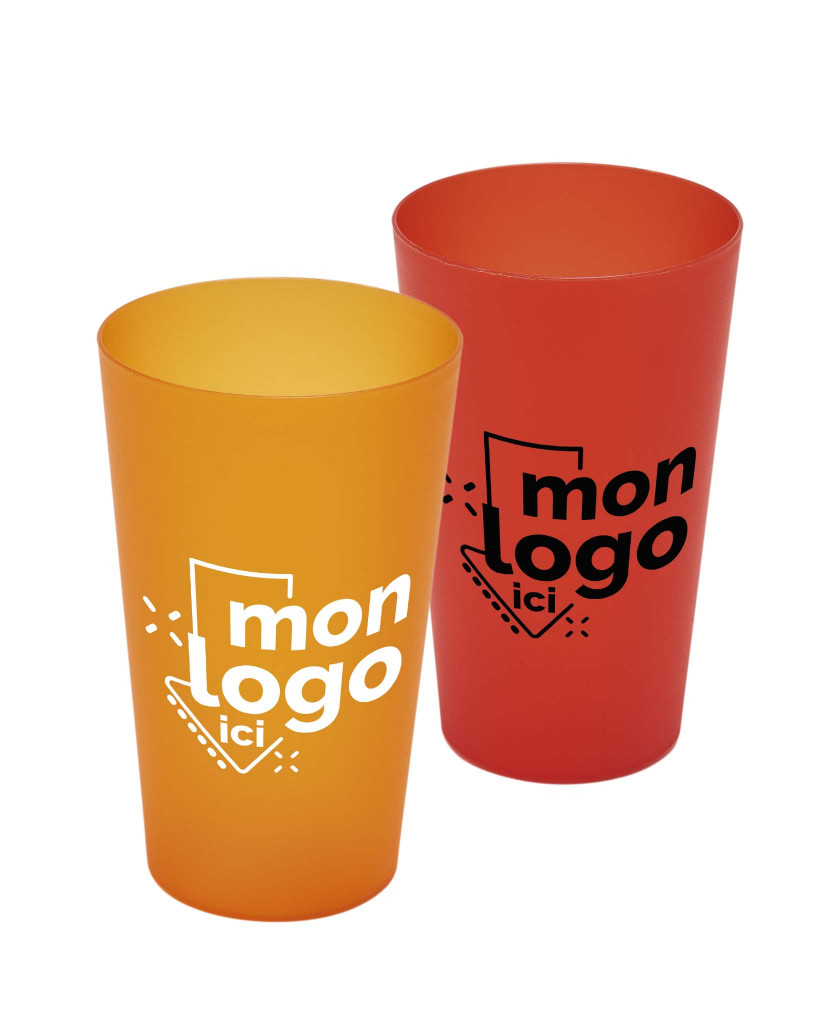 Gobelet 60 cl couleur impression 1 coule 1