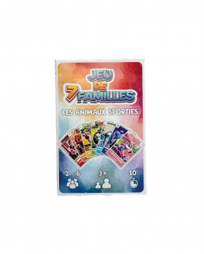 Jeu de 7 familles animaux sportifs