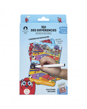 Jeu de carte des différences Paris 2024