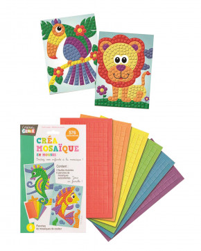 Jeu de mosaïque en mousse