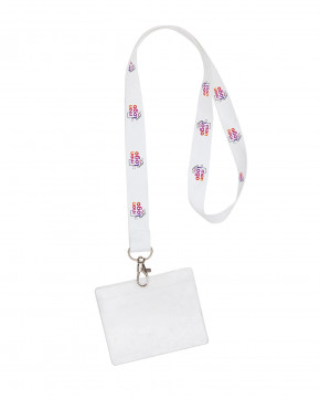 Lanière porte-badge + pochette