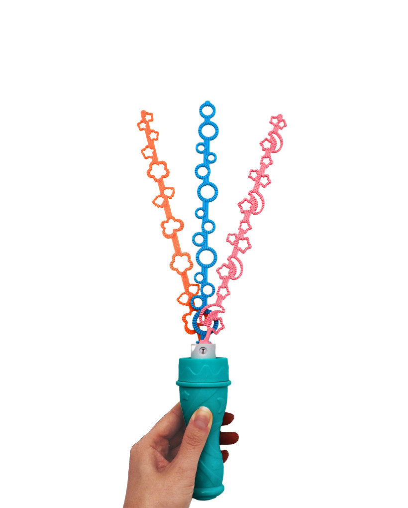 Lot de 12 bâtons bulles 3 souffleurs 1