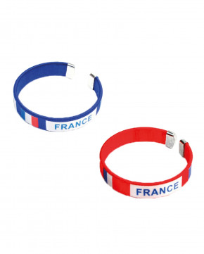 Lot de 12 bracelets France