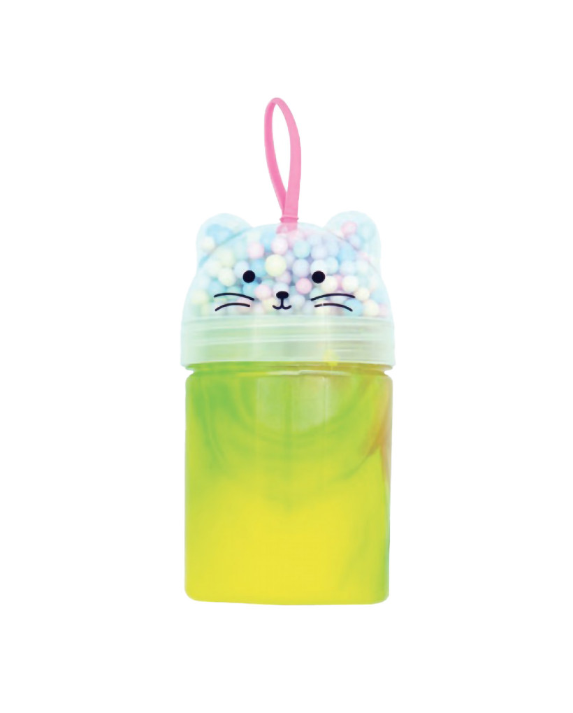 Lot de 6 pâtes slime chat 0