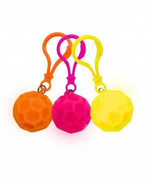 Lot de 12 porte clé balle lumineuse