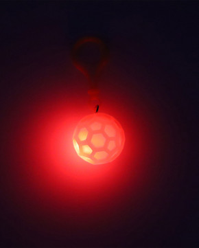 Lot de 12 porte clé balle lumineuse