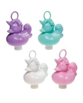 Lot de 16 canards licornes flottants